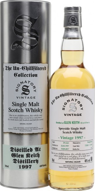 Glen Keith 1997 SV The Un-Chillfiltered Collection 72582 + 72583 46% 700ml