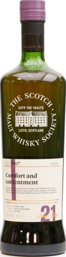Glen Grant 1995 SMWS 9.117 Comfort and contentment 55.3% 700ml