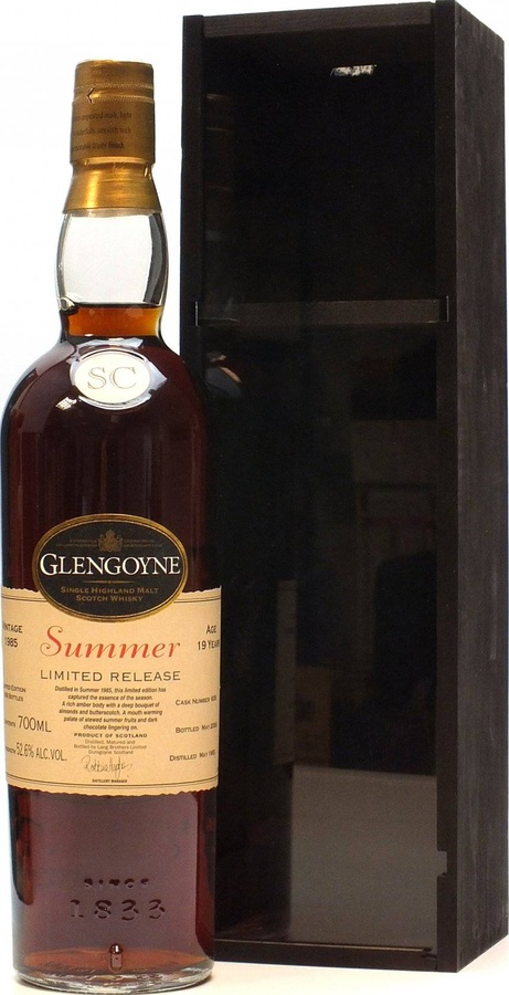 Glengoyne 1985 Summer Limited Release #608 52.6% 700ml