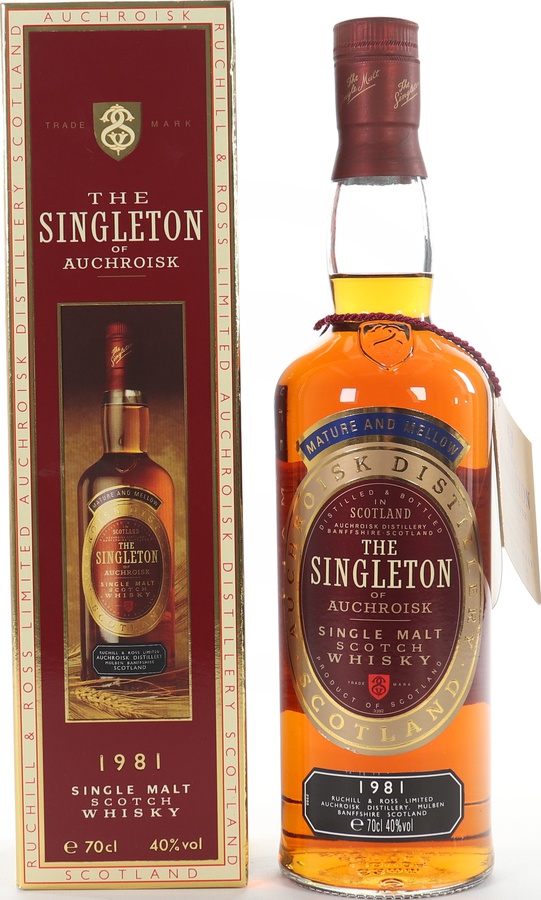 The Singleton of Auchroisk 1981 Single Malt Scotch Whisky Sherry Casks 40% 700ml