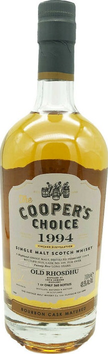 Old Rhosdhu 1994 VM The Cooper's Choice Bourbon #220 48.5% 700ml
