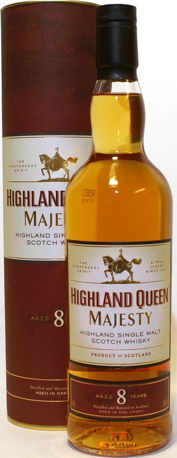 Highland Queen 8yo HQSW Majesty Highland Single Malt 40% 700ml