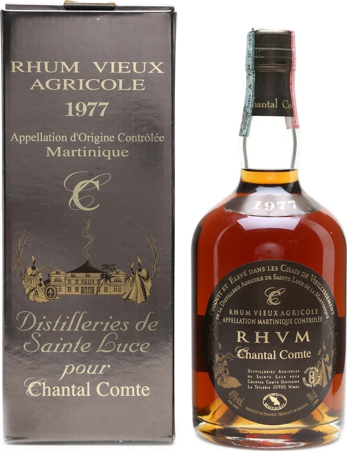 Chantal Comte 1977 Rhum Vieux Agricole 45% 700ml