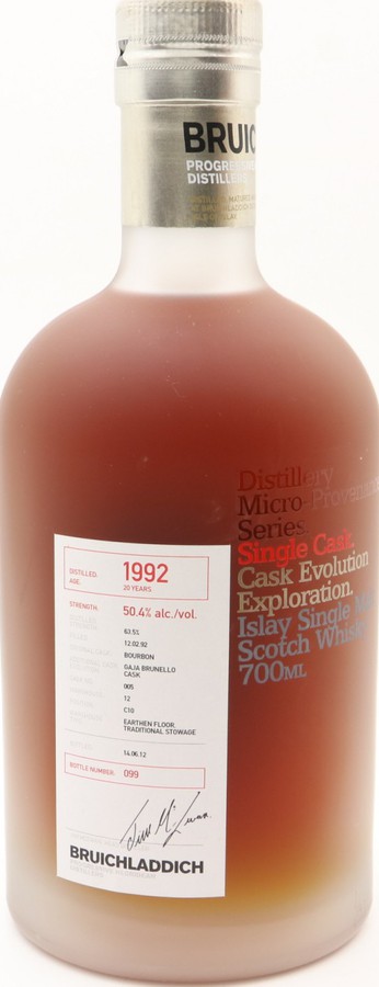 Bruichladdich 1992 Micro-Provenance Series #005 50.4% 700ml