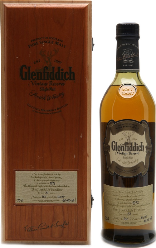 Glenfiddich 1972 Private Vintage #16034 49.1% 700ml