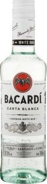 Bacardi Carta Blanca 37.5% 350ml