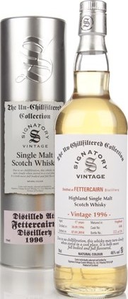 Fettercairn 1996 SV The Un-Chillfiltered Collection #4348 46% 700ml