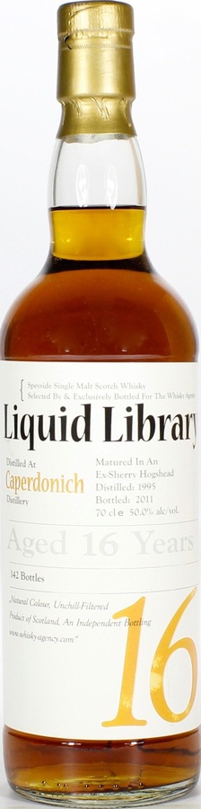 Caperdonich 1995 TWA Liquid Library Ex-Sherry Hogshead 50% 700ml