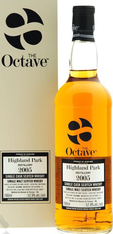 Highland Park 2005 DT The Octave oak #5017203 Bresser & Timmer 52.9% 700ml