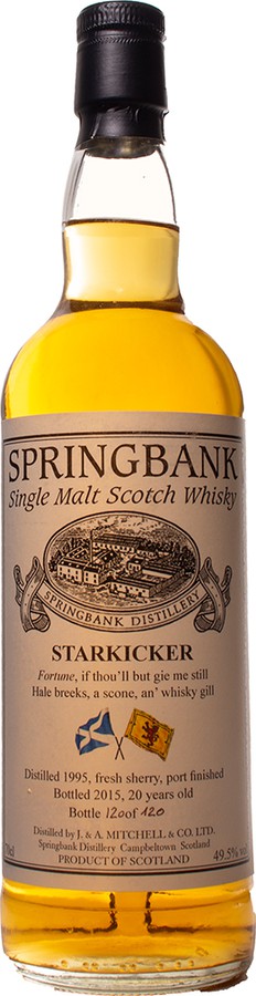 Springbank 1995 Starkicker Straight Whisky Austria 49.5% 700ml