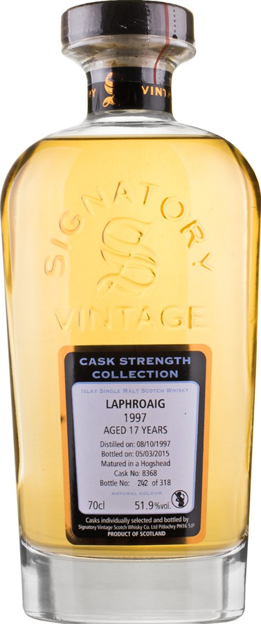 Laphroaig 1997 SV Cask Strength Collection #8368 51.9% 700ml