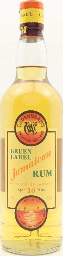Cadenhead's Green Label Jamaican 10yo 46% 700ml