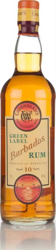 Cadenhead's Barbados Green Label 10yo 46% 700ml