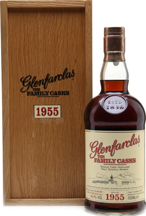Glenfarclas 1955 The Family Casks Sherry Butt #2211 46.1% 700ml