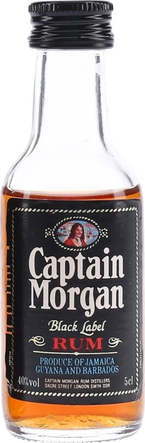Captain Morgan Black Miniature 40% - Spirit Radar 50ml