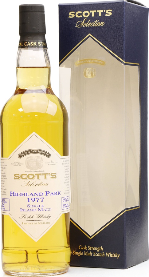 Highland Park 1977 Sc 1st Fill Bourbon Cask #7897 48.1% 700ml