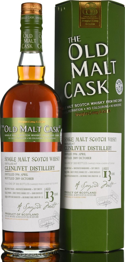 Glenlivet 1996 DL Old Malt Cask Sherry Butt 50% 700ml