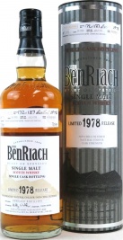 BenRiach 1978 Single Cask Bottling Batch 6 #7772 49.2% 700ml