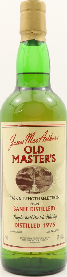 Banff 1976 JM Old Master's Cask Strength Selection #2260 57.1% 700ml