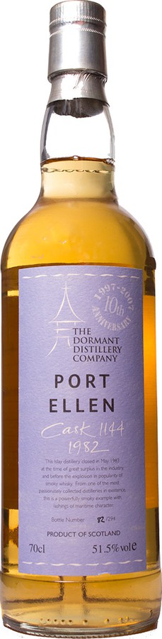 Port Ellen 1982 RM Dormant Distillery Company #1144 51.5% 700ml