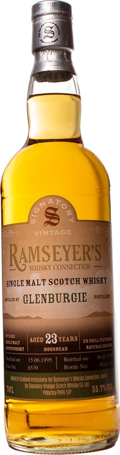 Glenburgie 1995 SV #6539 Ramseyer's Whisky Connection 55.7% 700ml