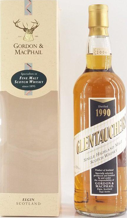 Glentauchers 1990 GM Licensed Bottling 40% 700ml