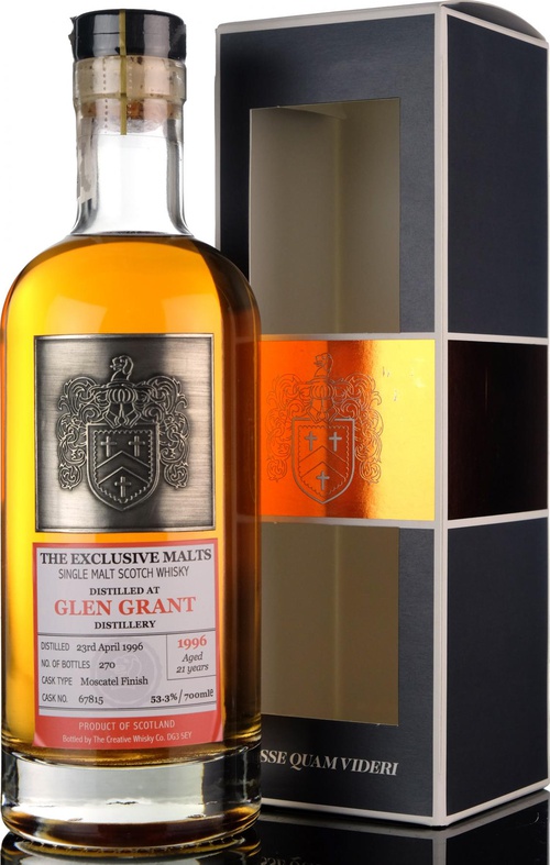Glen Grant 1996 CWC The Exclusive Malts Moscatel Cask Finish #67815 53.3% 700ml