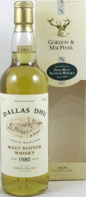 Dallas Dhu 1980 GM Licensed Bottling 40% 700ml