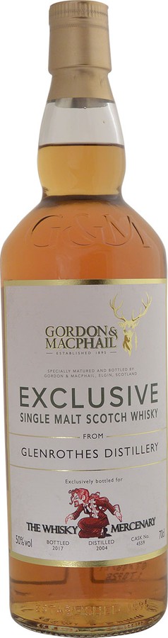 Glenrothes 2004 GM Exclusive Refill Bourbon Barrel #4559 The Whisky Mercenary 50% 700ml