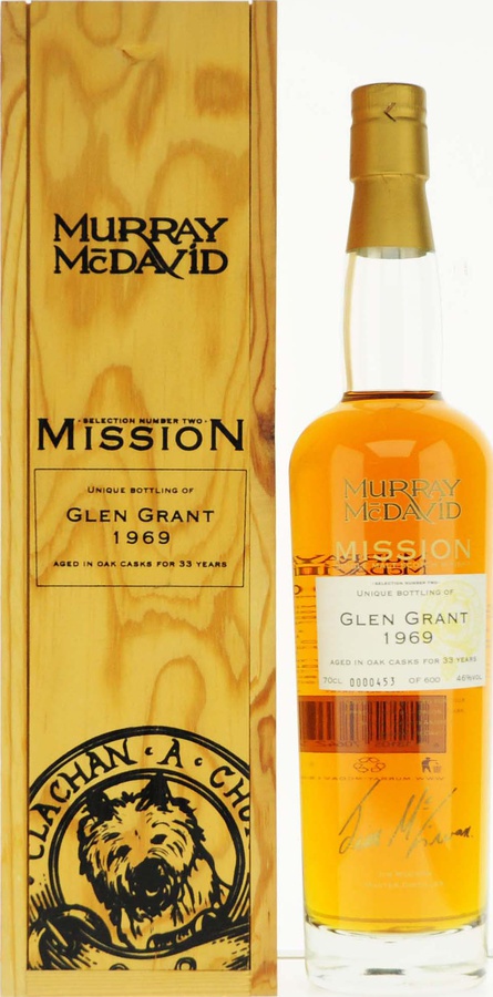 Glen Grant 1969 MM Mission Selection Number Two Oak Casks 46% 700ml