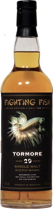 Tormore JW Fighting Fish 29yo Bourbon Cask Monnier Trading 51.1% 700ml