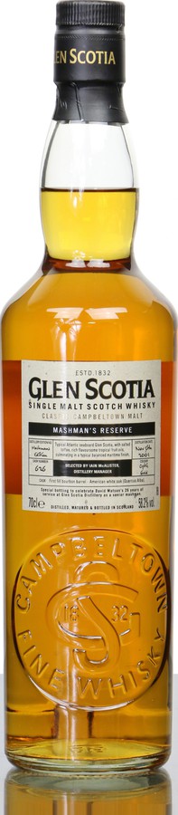 Glen Scotia 2001 Mashman's Reserve #626 58.2% 700ml