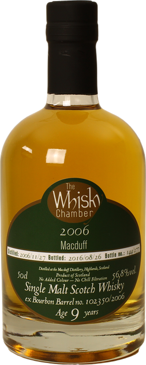 Macduff 2006 WCh ex Bourbon Barrel 102350/2006 56.8% 500ml