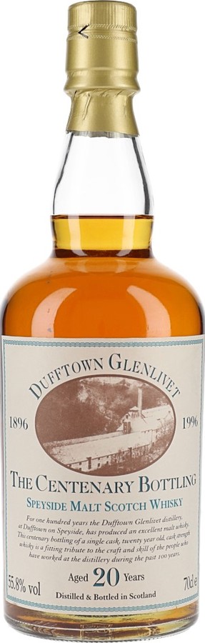 Dufftown 20yo The Centenary Bottling 55.8% 700ml