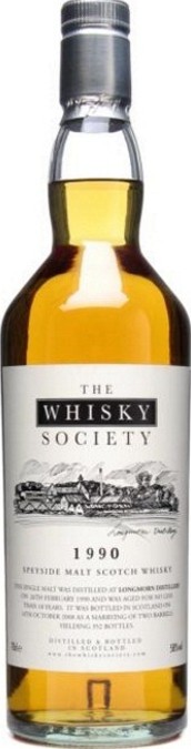 Longmorn 1990 SMS The Whisky Society Barrels 58% 700ml