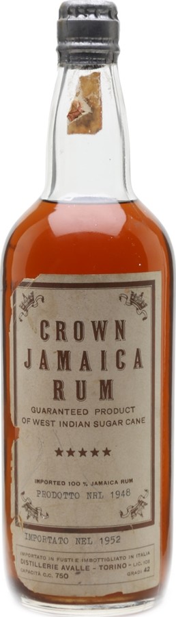 Distillerie Avalle 1948 Crown Jamaica Rum 42% 750ml