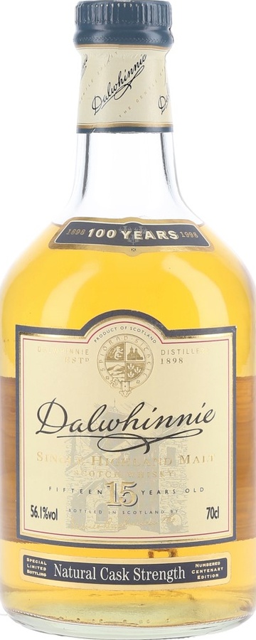 Dalwhinnie 15yo Special Centenary Edition 56.1% 700ml