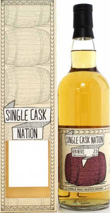 Ben Nevis 1996 JWC Single Cask Nation 2nd fill bourbon hogshead #1839 50.4% 750ml
