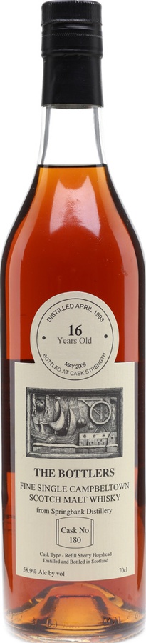 Springbank 1993 TB 16yo Refill Sherry Hogshead #180 58.9% 700ml