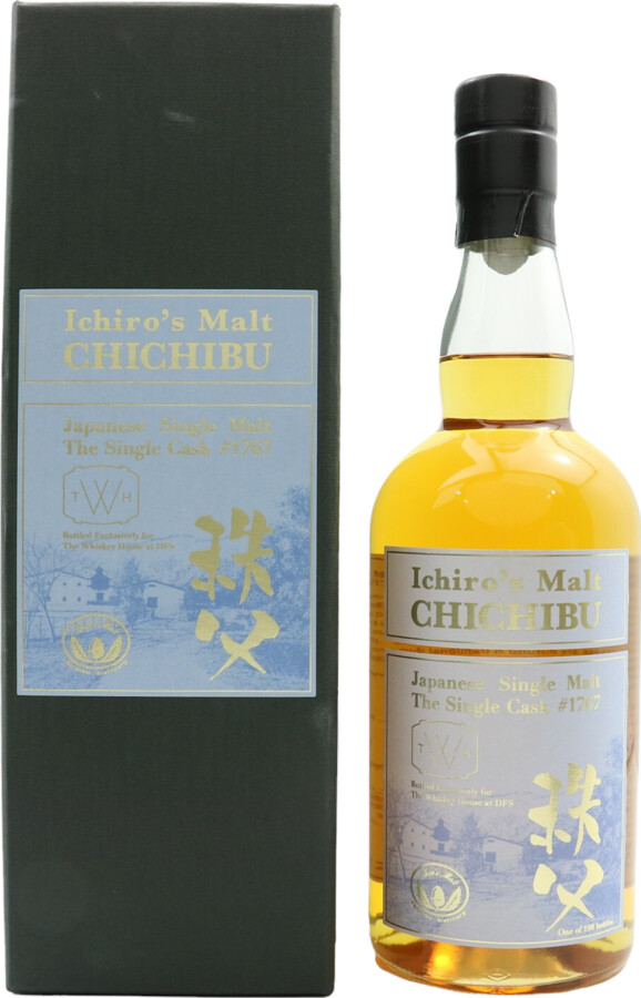 Chichibu 2012 Ichiro's Malt Cask No.1767 6yo 2nd fill Bourbon Barrel The Whisky House at DFS Singapore 60.2% 700ml