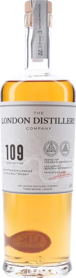 The London Distillery Company 2015 109 Cask Edition 63.5% 700ml