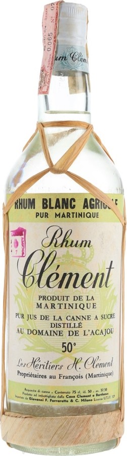 Clement Blanc Agricole 50% 700ml