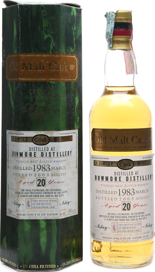 Bowmore 1983 DL Old Malt Cask 50% 700ml