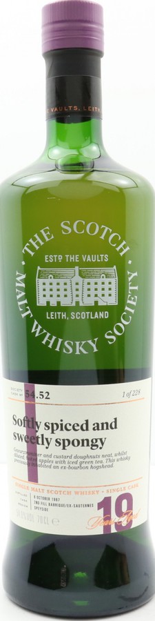 Aberlour 1997 SMWS 54.52 Softly spiced and sweetly spongy 54% 700ml