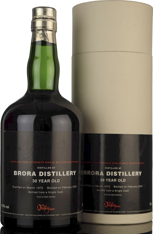 Brora 1972 DL Selected Exclusively by The Whisky Shop 47.4% 700ml