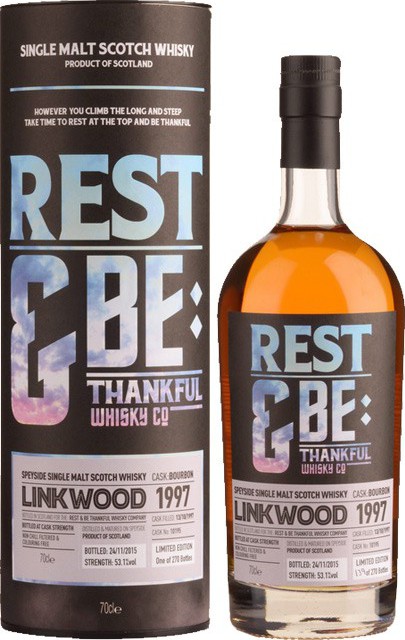 Linkwood 1997 RBTW Limited Edition Bourbon #10195 53.1% 700ml