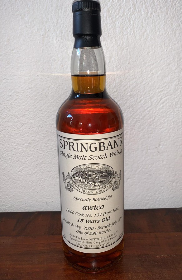 Springbank 2000 Private Bottling Port Hogshead 134 (part) awico 50.9% 700ml