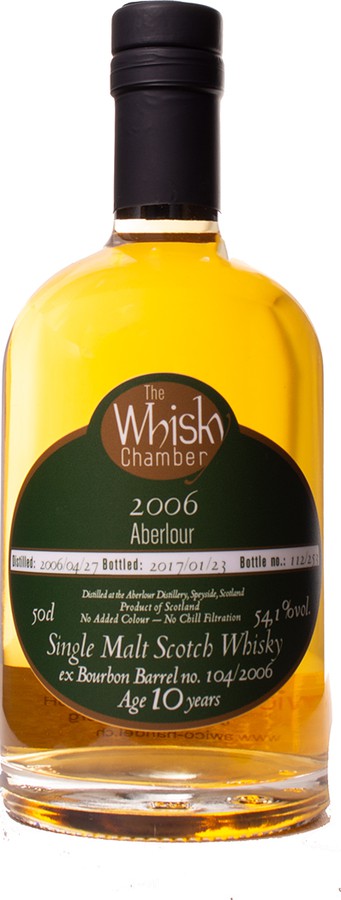 Aberlour 2006 WCh ex Bourbon Barrel 104/2006 54.1% 500ml