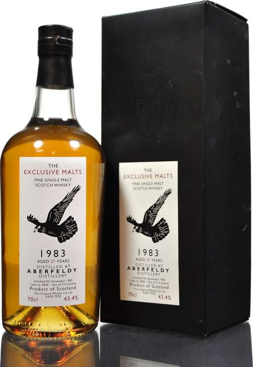 Aberfeldy 1983 CWC The Exclusive Malts Bourbon Cask #2804 43.4% 700ml