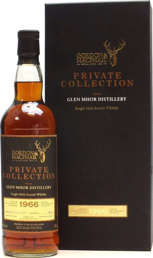 Glen Mhor 1966 GM Private Collection Refill Sherry Hogshead #3687 45% 700ml
